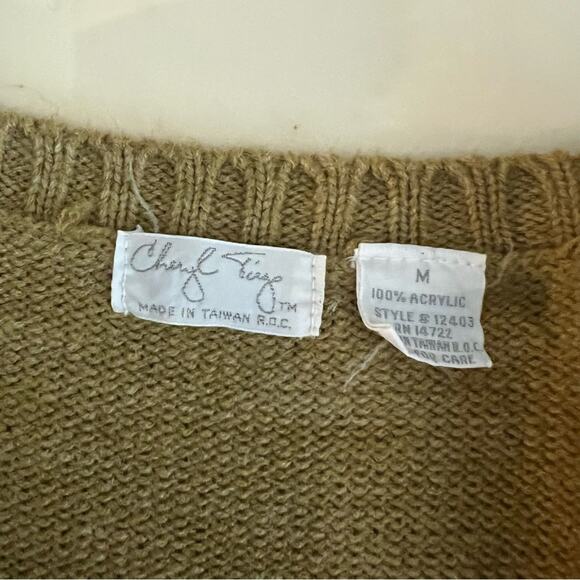 Vintage 80's Cheryl Tiegs Cottagecore Embroidered Sweater Vest - Picture 5 of 5